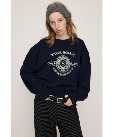 EMBROIDERY LOGO SW トップス