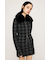 F／FUR COLLAR KNIT トップス