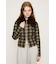 F／FUR COLLAR KNIT トップス