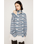 HG KNIT ASYMMETRY トップス