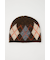 ARGYLE JQ KNIT BEANIE