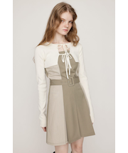 BOX PLEATS CAMI S／OP SET