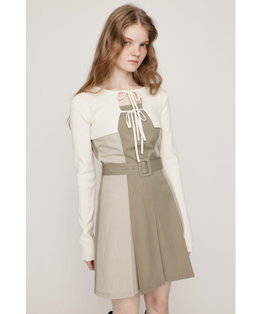 BOX PLEATS CAMI S／OP SET