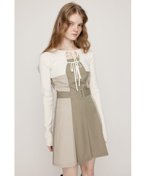 BOX PLEATS CAMI S／OP SET