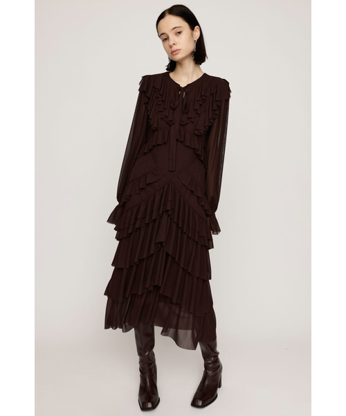 ASYMMETRY HEM CAMI ロングワンピース｜スライの通販｜&mall（アンド