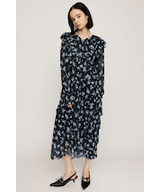 SHEER FRILL L／ドレス