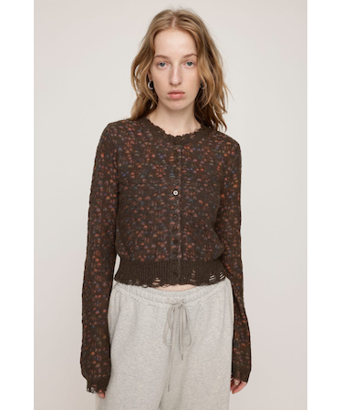 TWIN BLOOM KNIT カーディガン