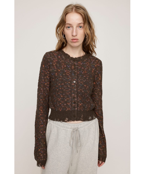 TWIN BLOOM KNIT カーディガン