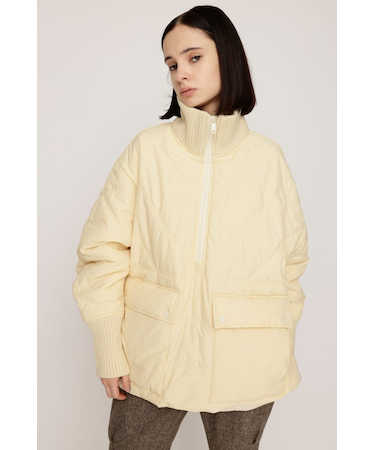 QUILTING STAND NYLON PULLOVER