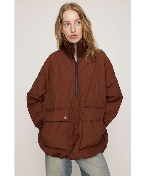 QUILTING STAND NYLON PULLOVER