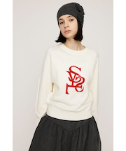 LOGO JQ KNIT トップス