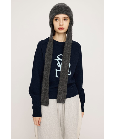 LOGO JQ KNIT トップス