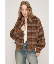 SHAGGY CHECK ブルゾン