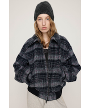 SHAGGY CHECK ブルゾン