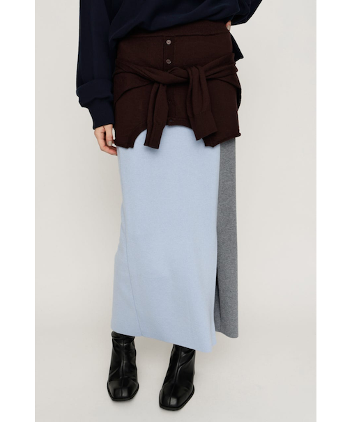 DOCKING KNIT スカート