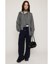 W WAIST CUT パンツ