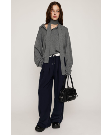 W WAIST CUT パンツ