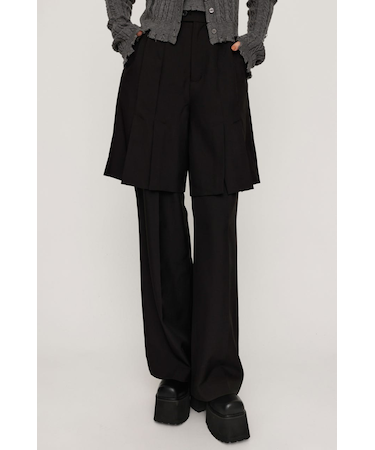 LAYERED RELAX SLACKS