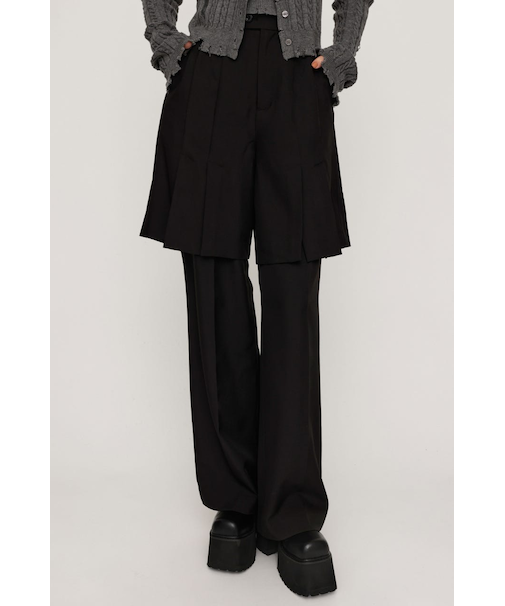 LAYERED RELAX SLACKS