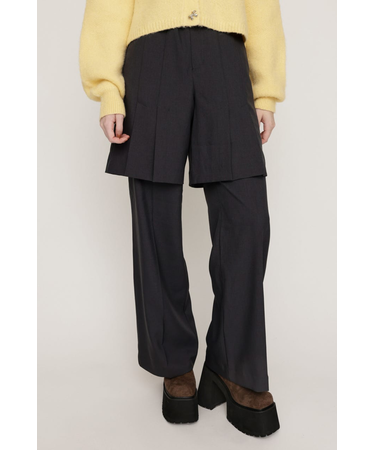 LAYERED RELAX SLACKS