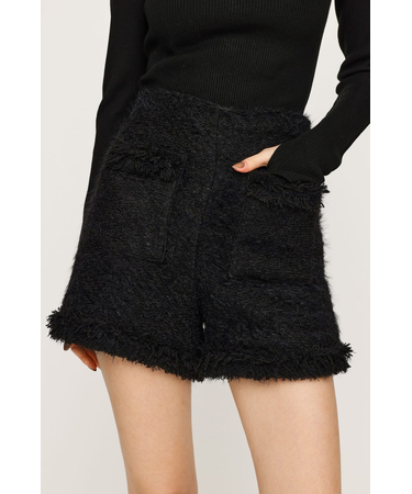 FLUFFY TWEED ショートパンツ