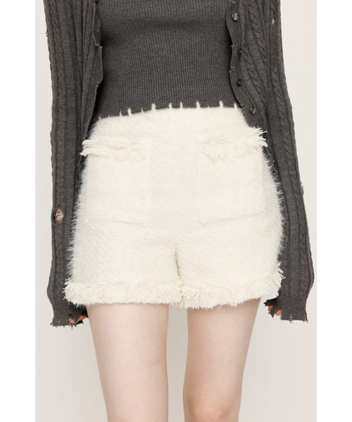 FLUFFY TWEED ショートパンツ｜スライの通販｜&mall（アンドモール