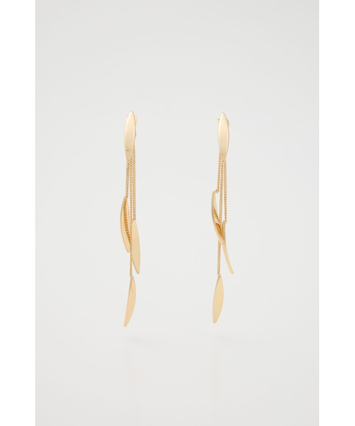 DANGLE LEAVES P/EARRINGS