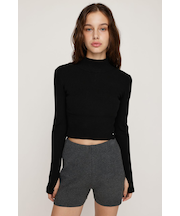 BASIC HG RIB H／N トップス