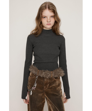 BASIC HG RIB H/N トップス