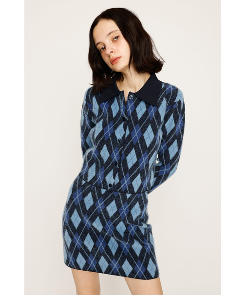 ARGYLE CHECK HG POLO シャツ