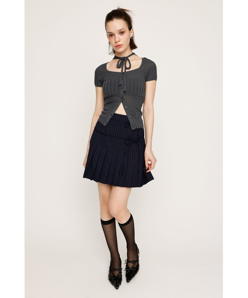 DOUBLE RIBBON PLEATS スカート