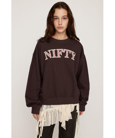 APPLIQUE LOGO SW トップス