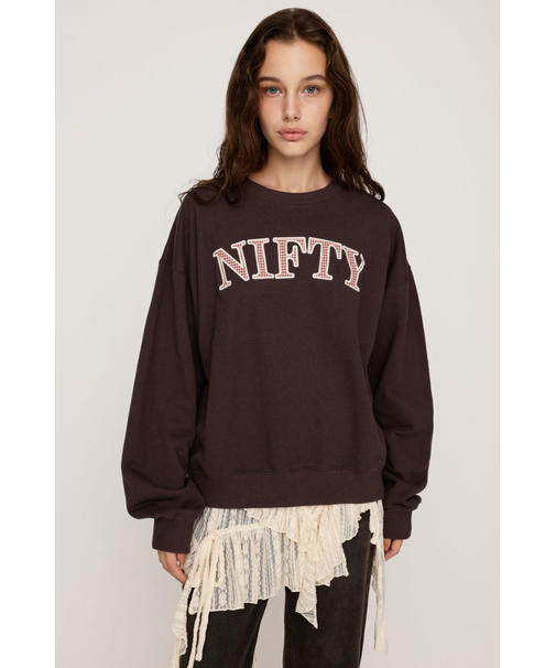 APPLIQUE LOGO SW トップス