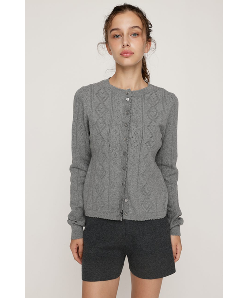 スライ（SLY）/HEART CROCHET KNIT トップス HEART CROCHET KNIT トップス｜スライの通販｜&mall（アンドモール