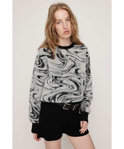 MIX SHAGGY MARBLE トップス｜スライの通販｜&mall（アンドモール