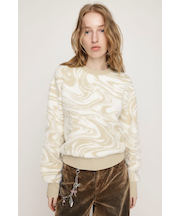 MIX SHAGGY MARBLE トップス