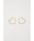 BIJOU HEART HOOP ピアス
