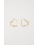BIJOU HEART HOOP ピアス