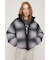 FADED PRINT PUFFER ジャケット