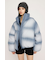 FADED PRINT PUFFER ジャケット