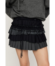 WRAP PLEATED スカート