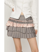 WRAP PLEATED スカート