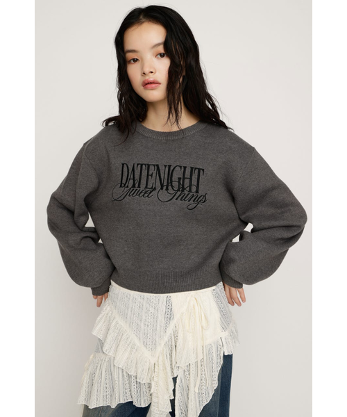 FRONT LOGO KNIT トップス｜スライの通販｜&mall（アンドモール）三井