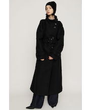 STAND NECK LONG コート