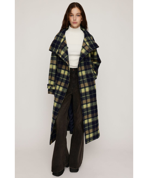 LEOPARD F／FUR FRONT HOOK コート｜スライの通販｜&mall（アンド