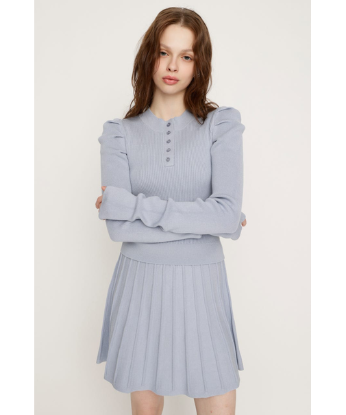 TUCK SLEEVE FLARE KNIT 2P