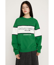 BLOCKING LINE LOGO SW トップス