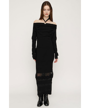 OFF SHOULDER KNIT ワンピース