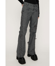 LACE UP MANNISH パンツ