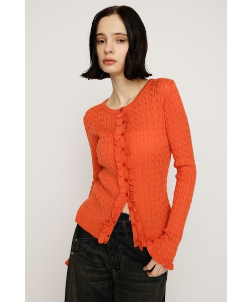 FRONT FRILL KNIT トップス｜スライの通販｜&mall（アンドモール）三井